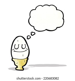 egg in eggcup cartoon