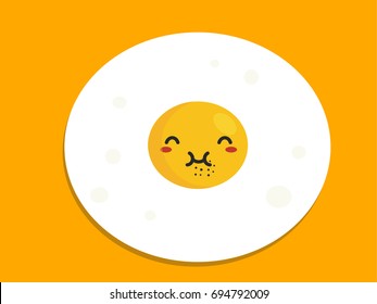 Egg Emoji Vector