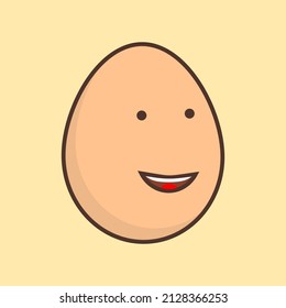 Egg face stickers with interesting and unique expressions, emotion stickers