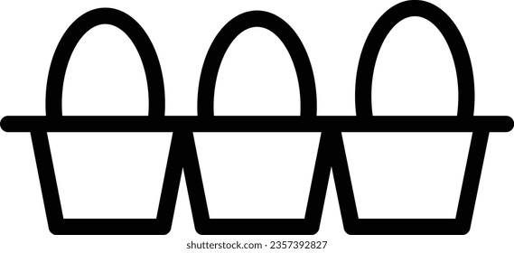 Egg Farming Food Outline Icon