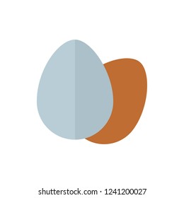 egg flat vector icon