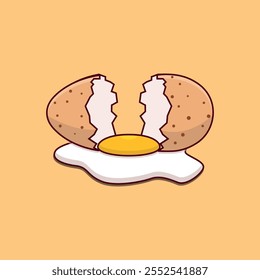 Egg Floating Egg vector design element icon