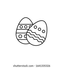 Egg food icon. Simple line, outline vector elements of spring icons for ui and ux, website or mobile application