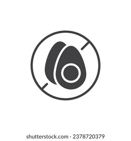 Egg free badge vector icon. filled flat sign for mobile concept and web design. Egg free label glyph icon. Symbol, logo illustration. Vector graphics