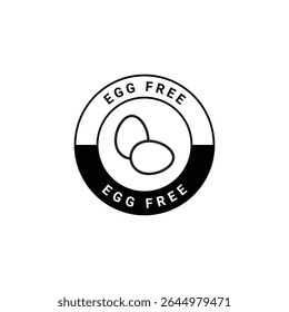 Eierfreies Symbol, design, Vektorvorlage