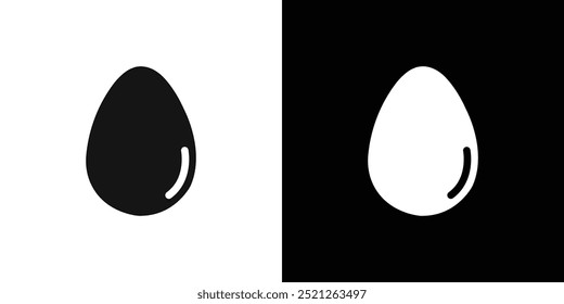egg free icon Flat line illustration