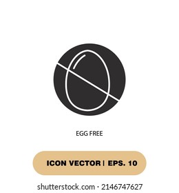 egg free icons  symbol vector elements for infographic web