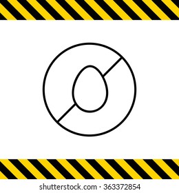Egg free sign