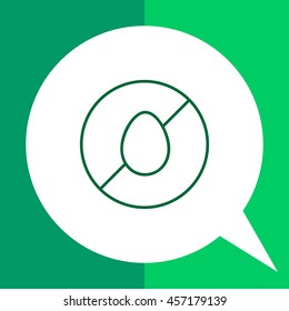 Egg free sign