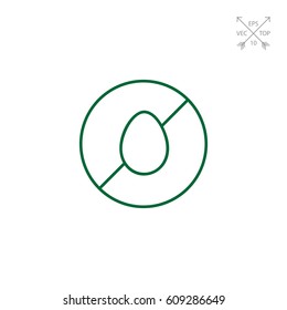 Egg free sign