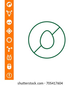 Egg free sign