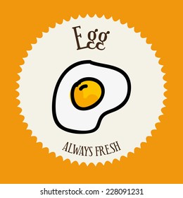 egg graphic design , vector illustration