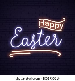 Egg with Happy Easter Sunday lettering