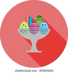 Egg, holder, carton icon vector image.Can also be used for easter, celebration, observances & holidays. Suitable for mobile apps, web apps and print media.