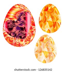 Egg, holiday, design, the style drawn by hands a template. EPS10