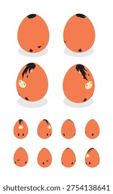 Egg Horse Easter Isometric Spinning Animation Frame