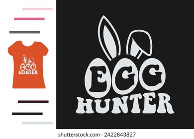 Egg hunter t shirt design 