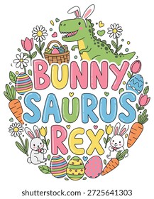 Egg Hunting Squad – Easter T-Shirt Typography Design