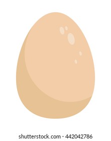 Egg icon. Bakery ingredient design. Vector graphic
