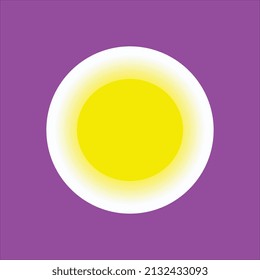 ilustrador de círculo de iconos de huevo púrpura