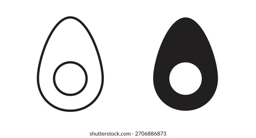 Egg icon collection. modern simple icons for web