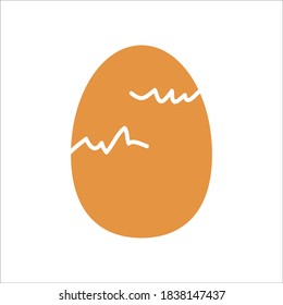 Egg Icon Color Design Vector Template Illustration