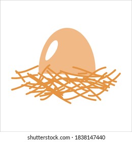 Egg Icon Color Design Vector Template Illustration