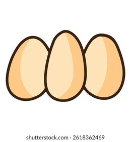 egg icon in colored style