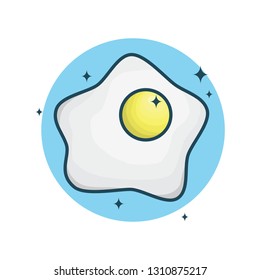 egg icon with colour