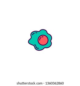 Egg icon design. Gastronomy icon vector illustration