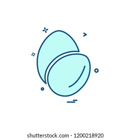 Egg icon design vector 