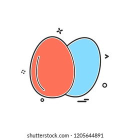 Egg icon design vector