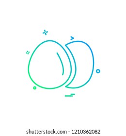 Egg icon design vector 