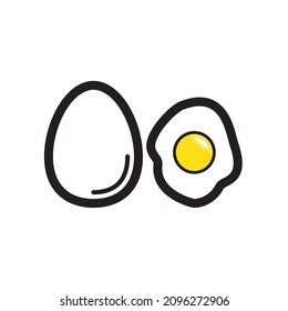 egg icon design vector templates white on background