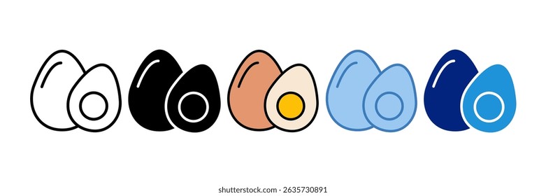 Egg Icon Element For Design