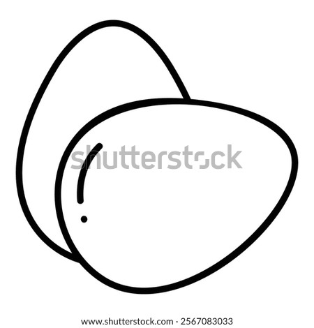 Egg Icon Element For Design