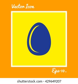 Egg Icon. Eps-10.