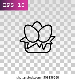 Egg icon Flat. 