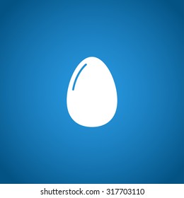 Egg Icon. Flat design style eps 10