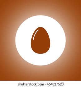 Egg Icon. Flat design style eps 10