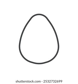 Egg icon flat and simple set design