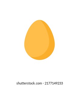 egg icon flat style design. egg icon vector illustration. isolated on white background.