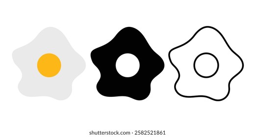Egg. Egg icon in flat style isolated on a white background