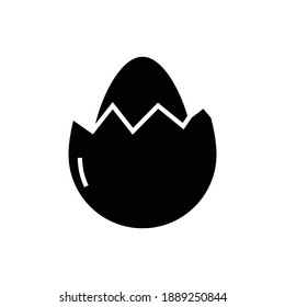 egg icon glyph style vector for your design