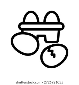 Icono de huevo ilustración Vector Plantilla de diseño