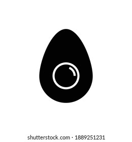 egg icon line style vector for your design