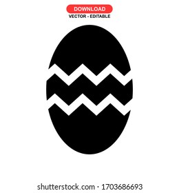 egg icon or logo isolated sign symbol vector illustration - high quality black style vector icons
