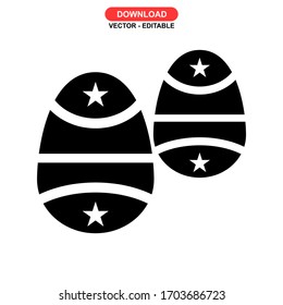 egg icon or logo isolated sign symbol vector illustration - high quality black style vector icons
