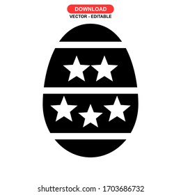 egg icon or logo isolated sign symbol vector illustration - high quality black style vector icons
