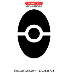 egg icon or logo isolated sign symbol vector illustration - high quality black style vector icons
